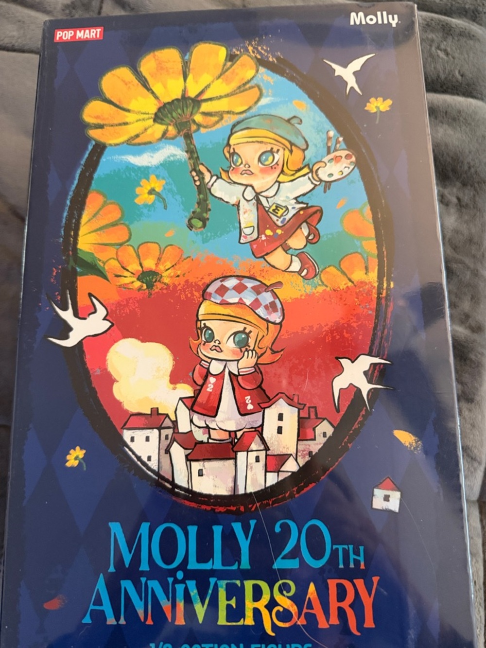 Molly 20th Anniversary Pop Mart Figure Box - sealed blind box.